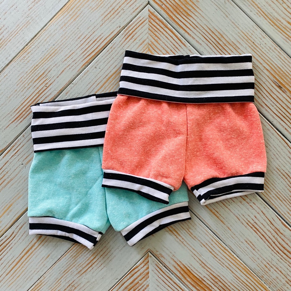 Handmade fold over shorties